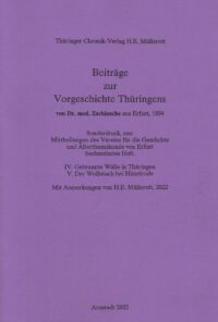 Beiträge zur Vorgeschichte Thüringens