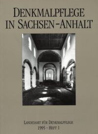 Denkmalpflege in Sachsen-Anhalt Heft 1-1995